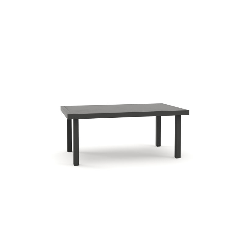 Jasper Black Aluminum Outdoor Coffee Table