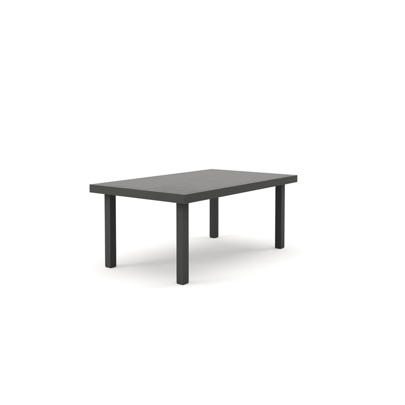 Jasper Black Aluminum Outdoor Coffee Table