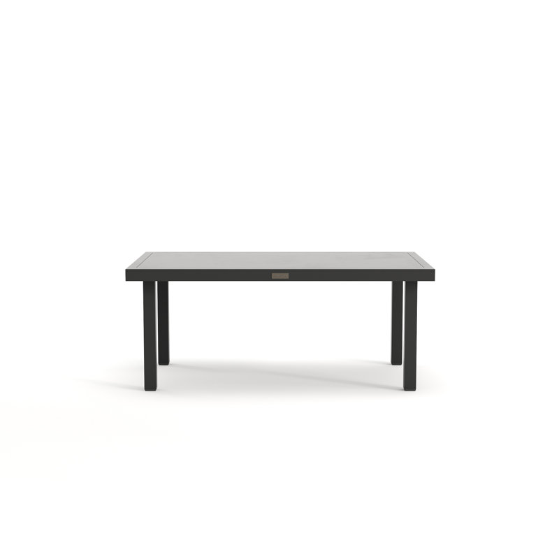 Jasper Black Aluminum Outdoor Coffee Table
