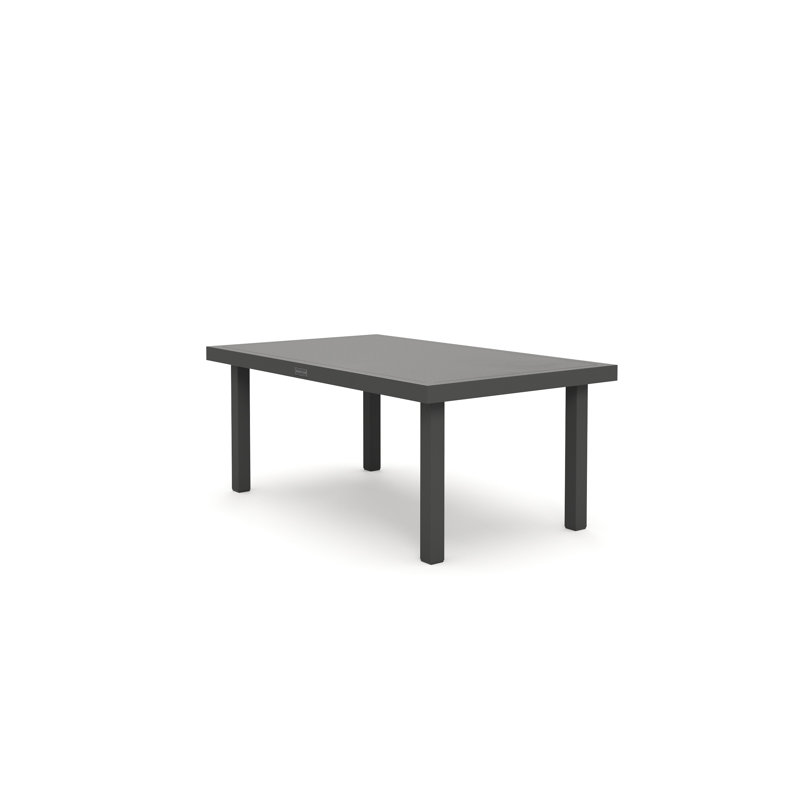 Jasper Black Aluminum Outdoor Coffee Table