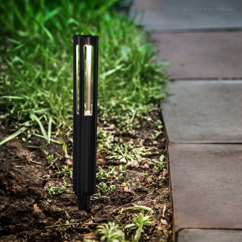 Black Aluminum LED Pathway Lights Multipack with Warm White Glow