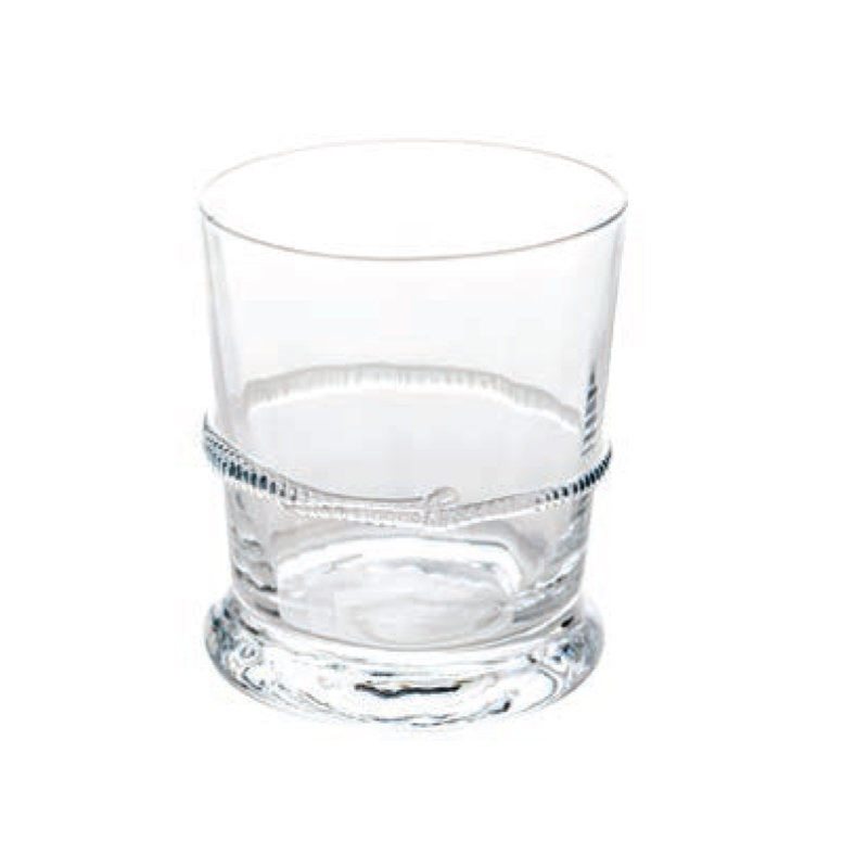 Clear Ribbed Stemless Glassware Set of 4