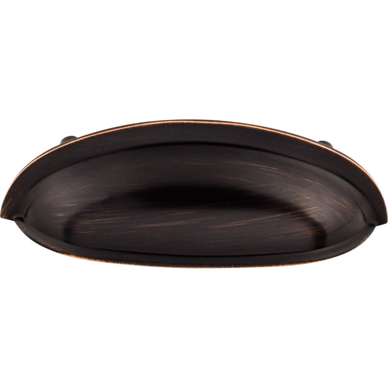 Tuscan Bronze 3" Cup Pull with Mounting Hardware