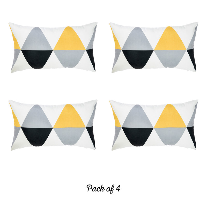 Apolena Geometric Pillow Cover (Set of 4)