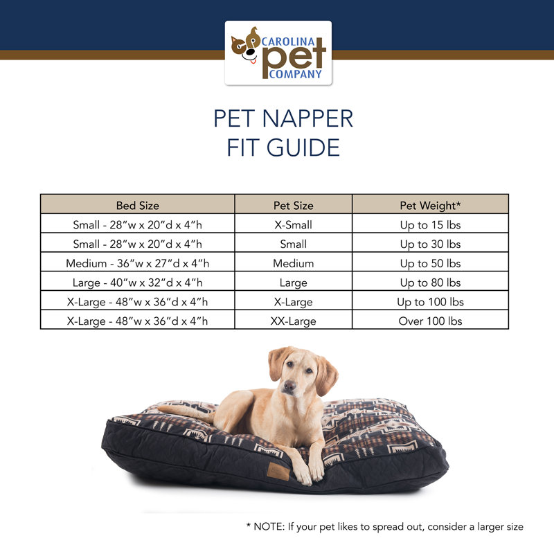 Small Orthopedic Outdoor Elevated Pet Bed with Stripes