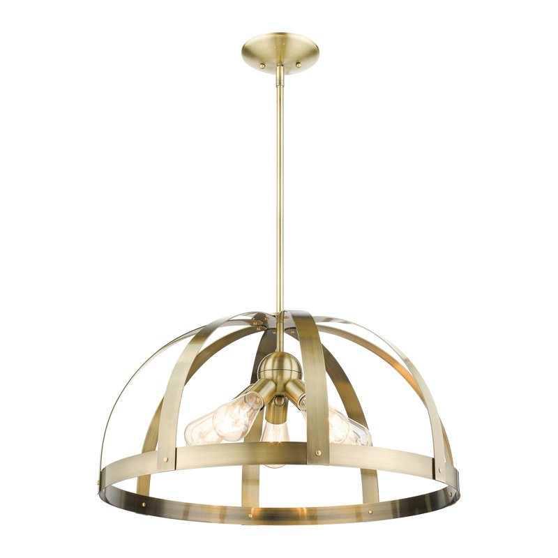 Stoneridge Antique Brass 5-Light Sputnik Chandelier