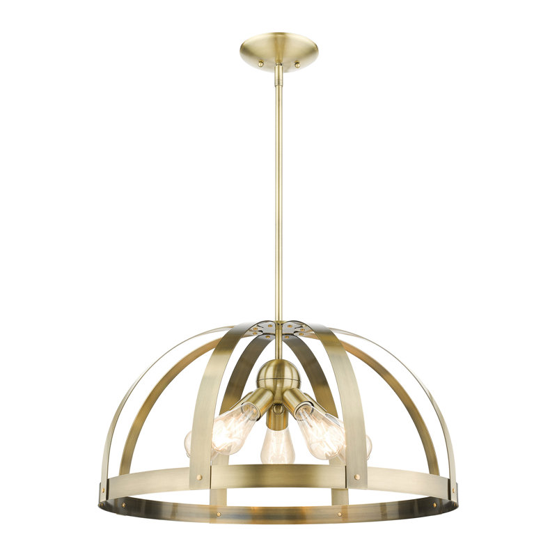 Stoneridge Antique Brass 5-Light Sputnik Chandelier