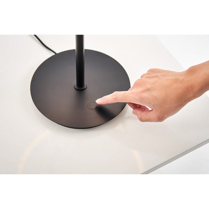 Matte Black Aluminum 13.8" LED Pendant Light