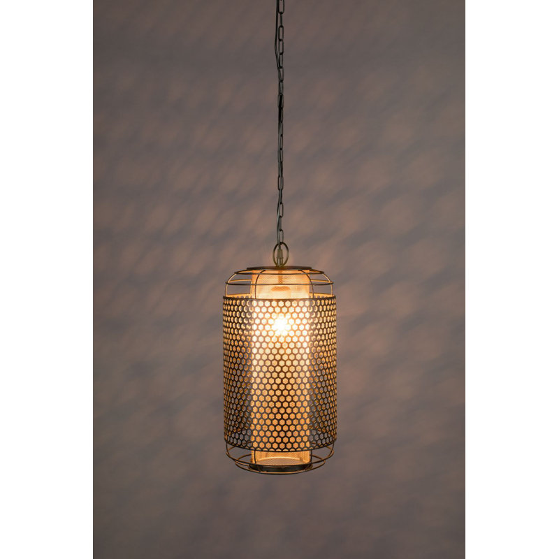 Archer Black LED Metal Lantern Pendant Light