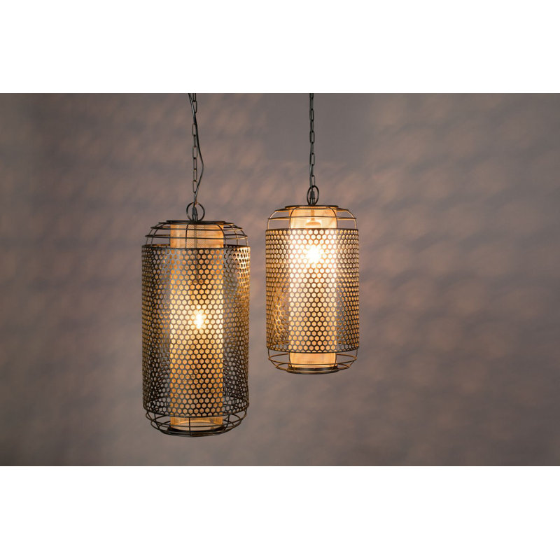 Archer Black LED Metal Lantern Pendant Light