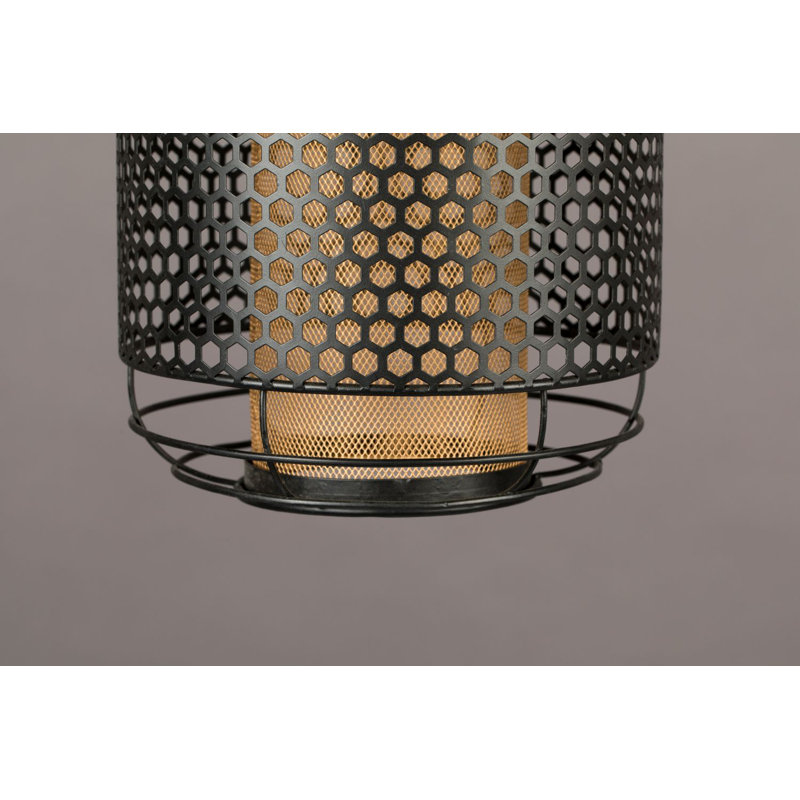 Archer Black LED Metal Lantern Pendant Light