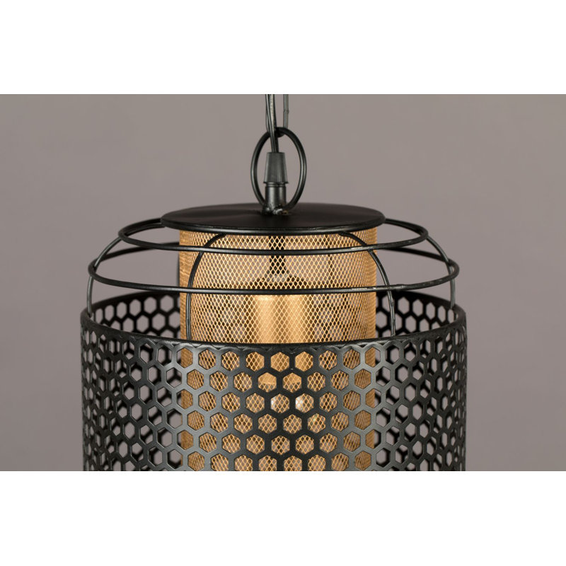 Archer Black LED Metal Lantern Pendant Light