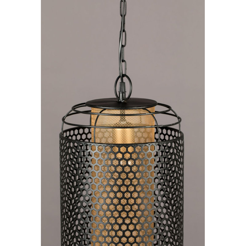 Archer Black LED Metal Lantern Pendant Light