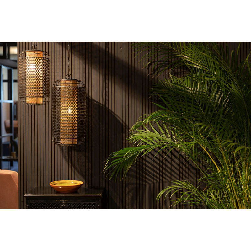 Archer Black LED Metal Lantern Pendant Light