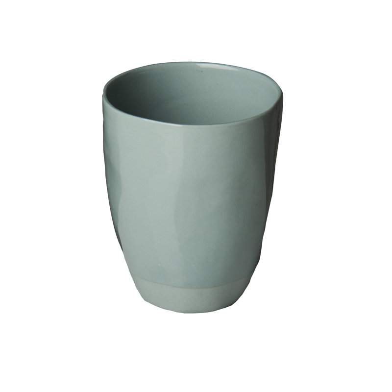 Light Blue Ceramic Contemporary Teacup