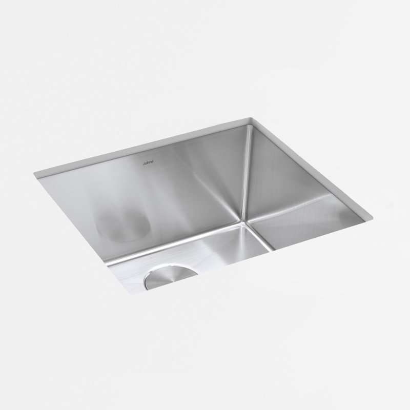 23'' Brushed Stainless Steel Single Bowl Undermount Kitchen Sink