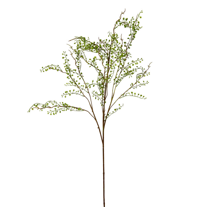 48" Green Artificial Silk and Plastic Leaves Spray Set