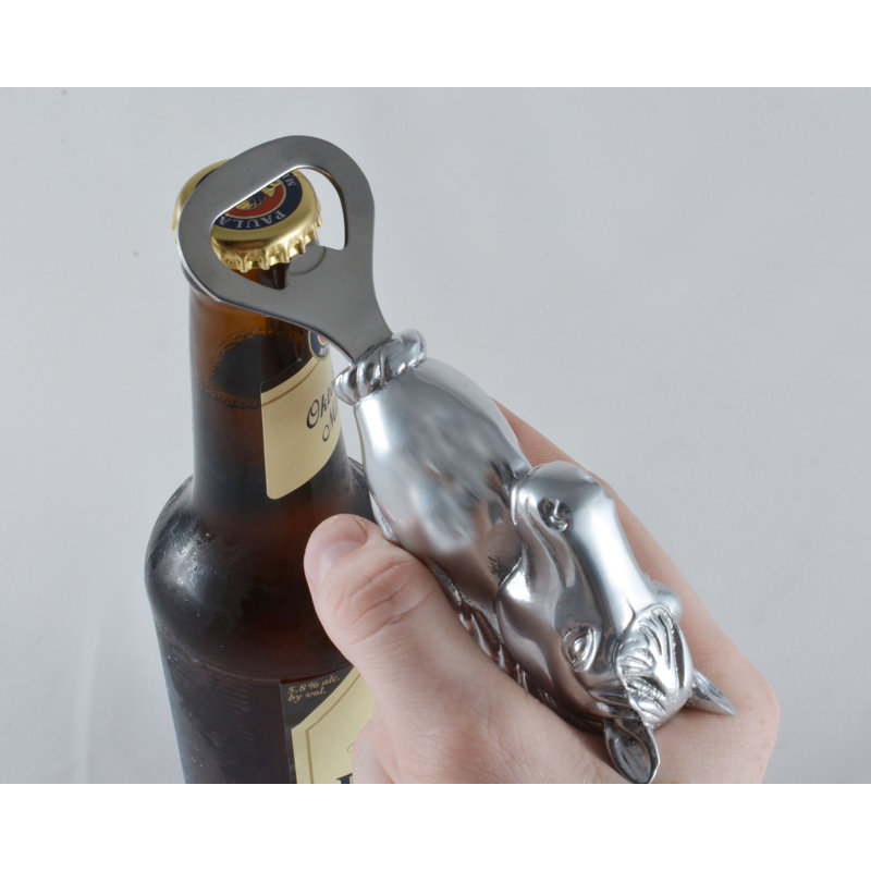 Silver Horse Head Aluminum Bottle Opener