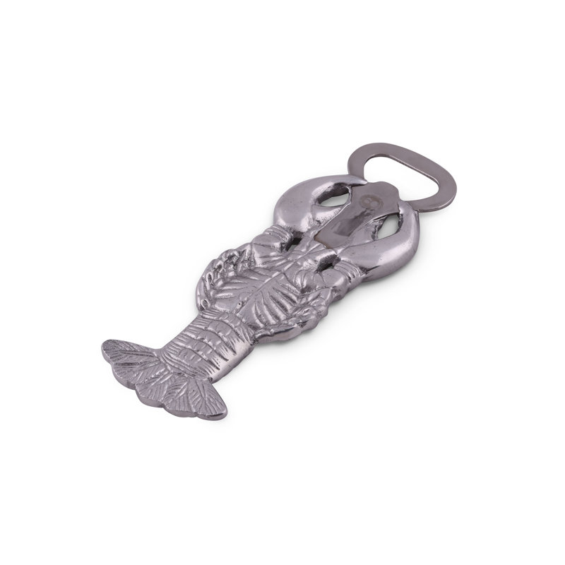 Hand-Polished Aluminum Crawdad Bottle Opener