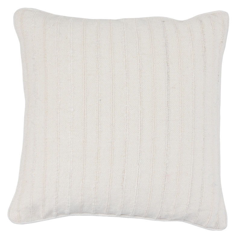 Embroidered Linen Square 22" Throw Pillow - Perfect Mother's Gift