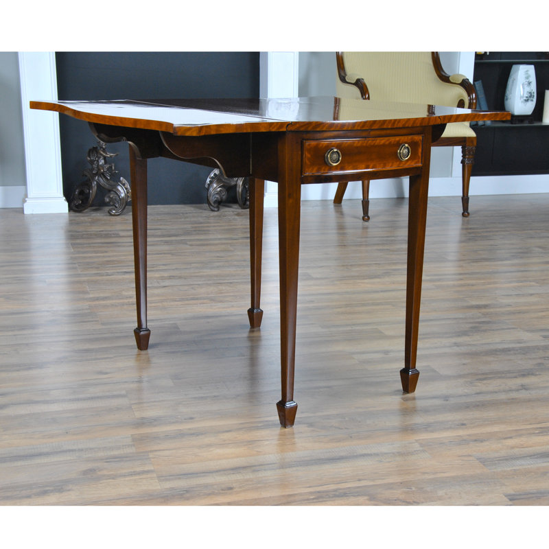 Mahogany Pembroke Drop Leaf Antique Reproduction Table