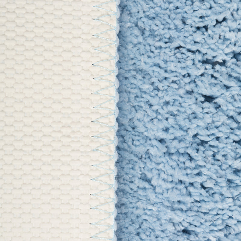 Royal Blue Popcorn Cotton Bath Rug 22"x30"