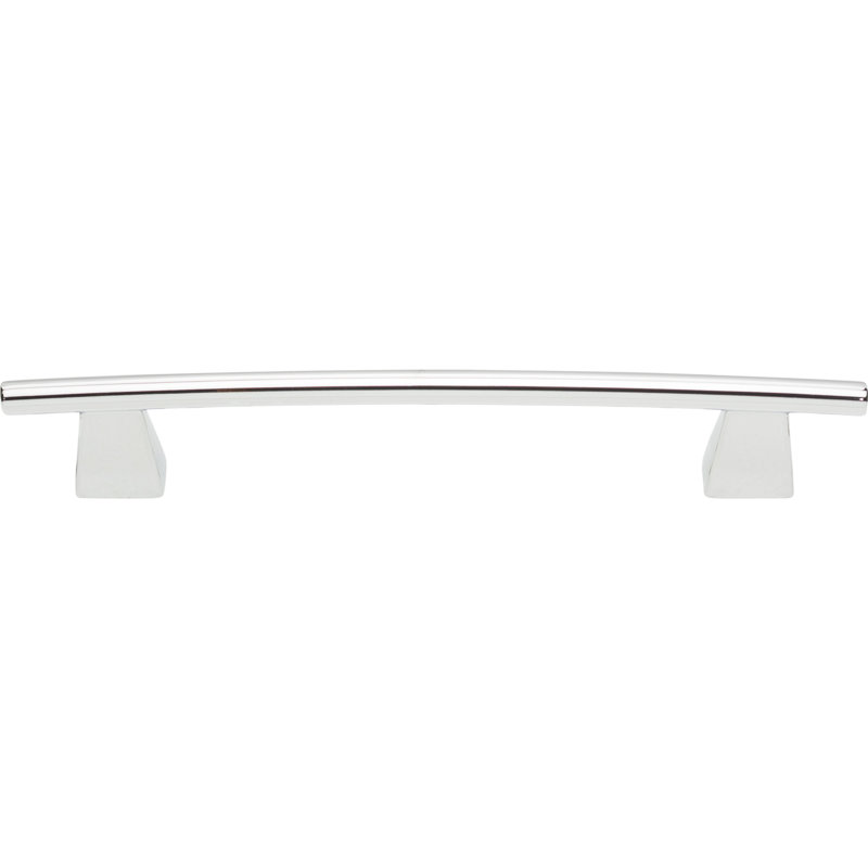 Polished Chrome Modern Bar Handle with Mounting Hardware