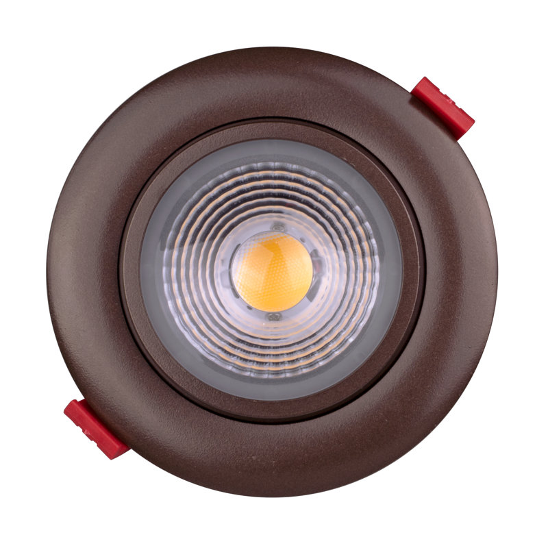 Dimmable Oil-Rubbed Bronze 5.33" LED Indoor/Outdoor Downlight