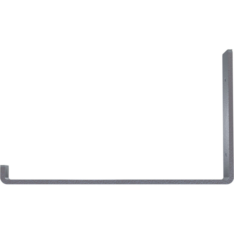 Hammered Light Blue Steel 12" Hanging Shelf Bracket