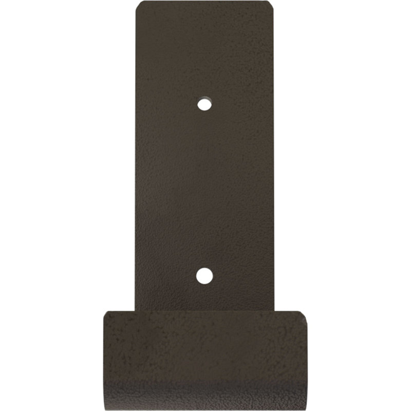 Hammered Dark Bronze Steel Hanging Shelf Bracket
