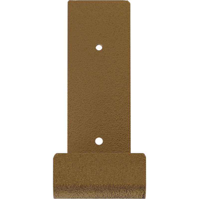 Hammered Gold Steel 6"x8" Urban Industrial Shelf Bracket