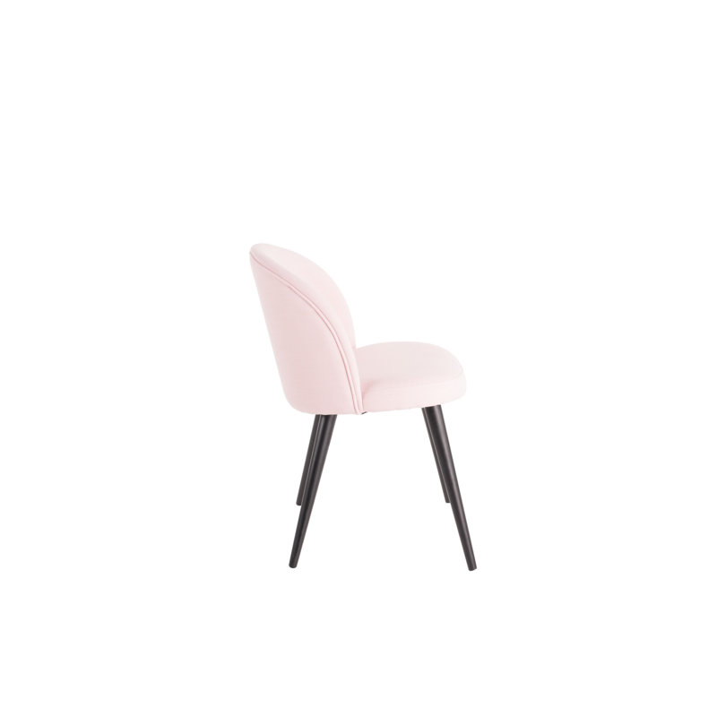 Elle Decor Cami French Pink Petite Vanity Chair