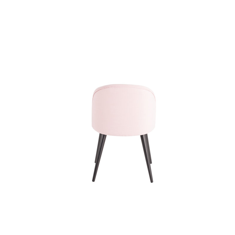 Elle Decor Cami French Pink Petite Vanity Chair