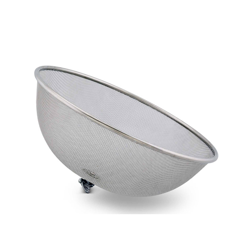 10.5'' Stainless Steel Mesh Picnic Food Cover with Aluminum Bee Knob