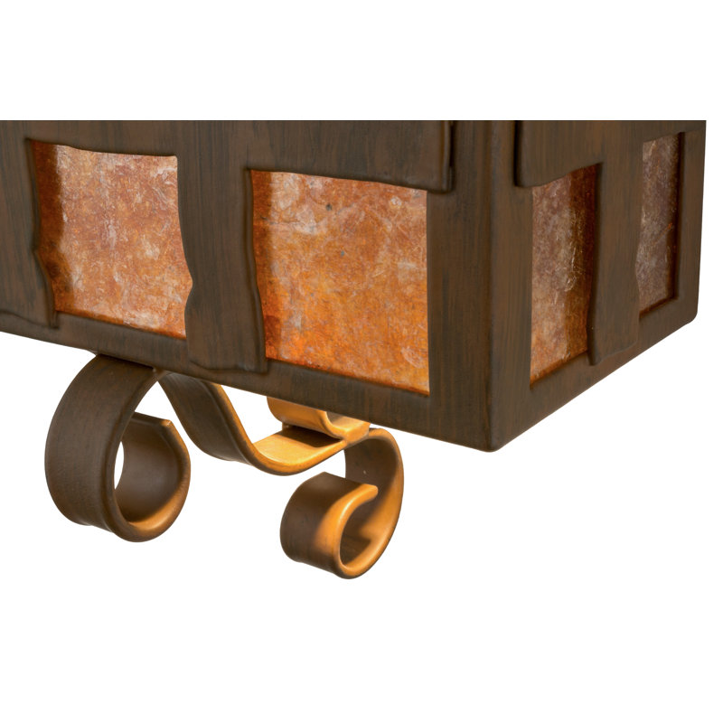 Monte Cristo Rustic Iron Brown 2-Light Dimmable Wall Sconce
