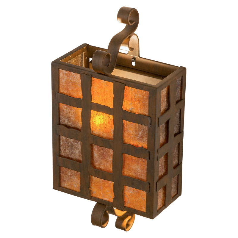 Monte Cristo Rustic Iron Brown 2-Light Dimmable Wall Sconce