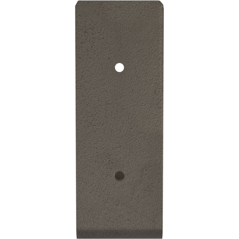 Hammered Dark Bronze Steel Hanging Shelf Bracket