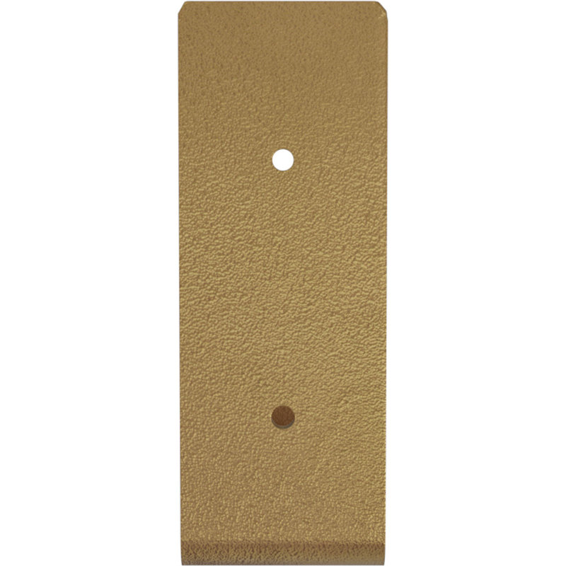 Hammered Gold 5.5" Urban Steel Hanging Shelf Bracket