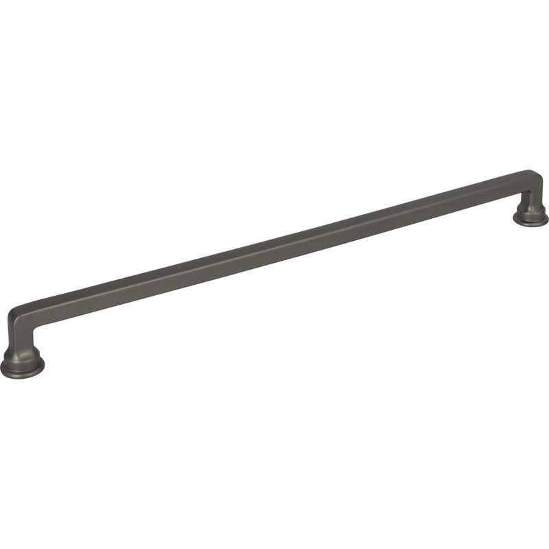 Polished Nickel 12" Bar Pull Handle with Mounting Hardware