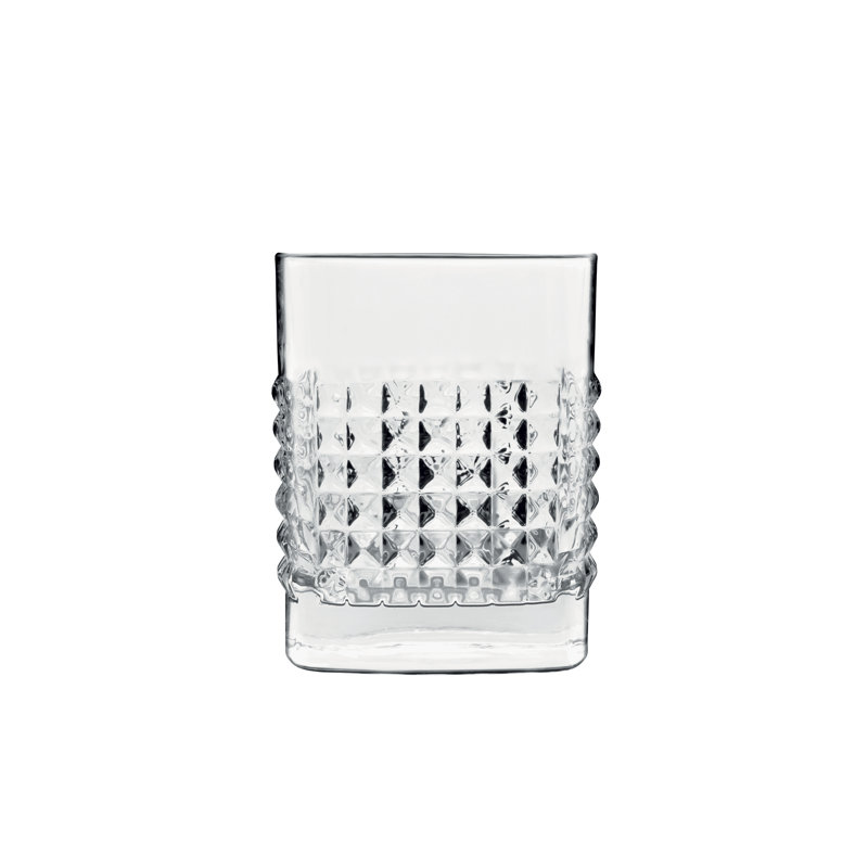 Luigi Bormioli Clear Crystal Double Old Fashioned Glasses Set