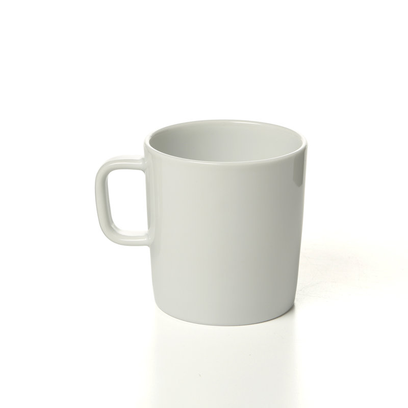 White Ceramic Microwave Safe Mug Set