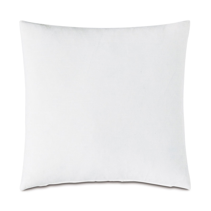 Saya Handpainted Square Cotton Throw Pillow with Insert