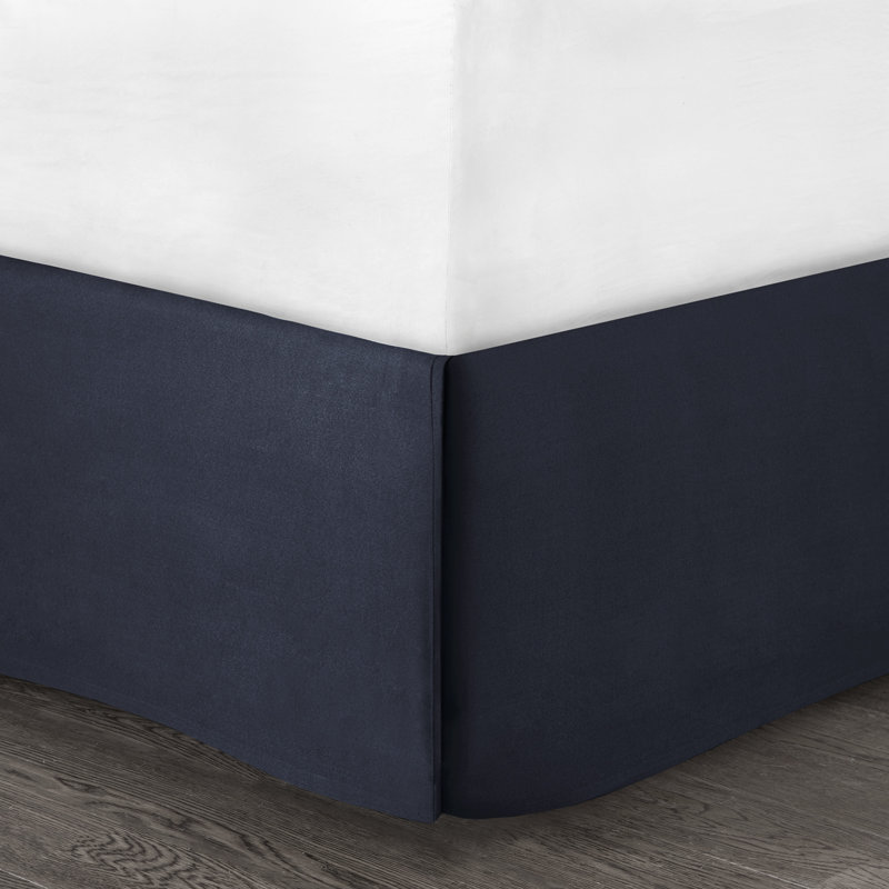 Navy and Beige Reversible California King 7-Piece Bedspread Set