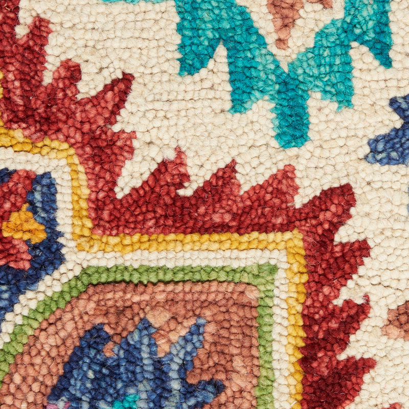 Multicolor 8' x 10' Handmade Wool Tufted Area Rug