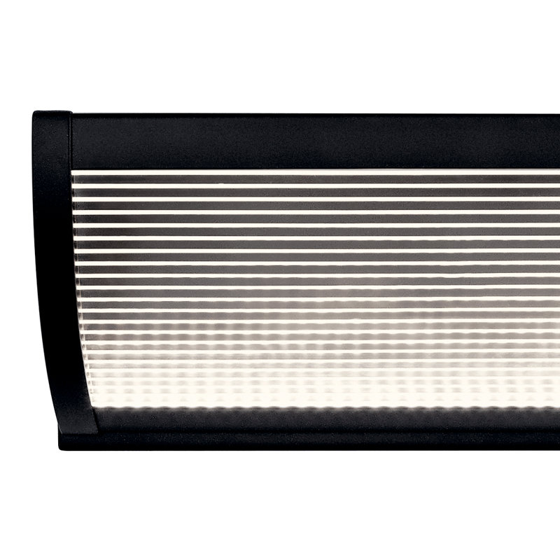 Roone Matte Black 34" LED Integrated Dimmable Bath Bar