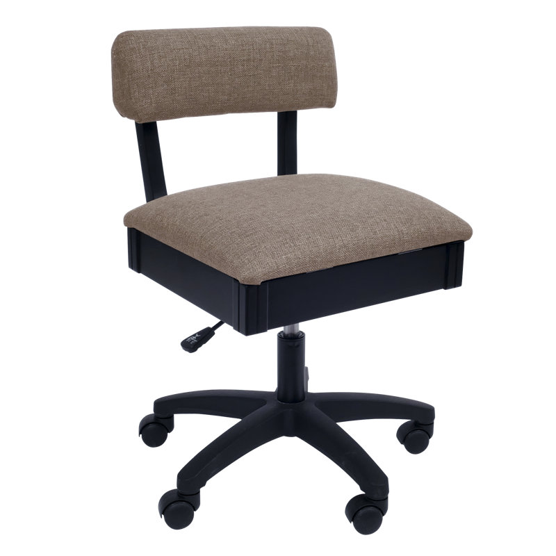 Modern Black Fabric Swivel Living Room Chair
