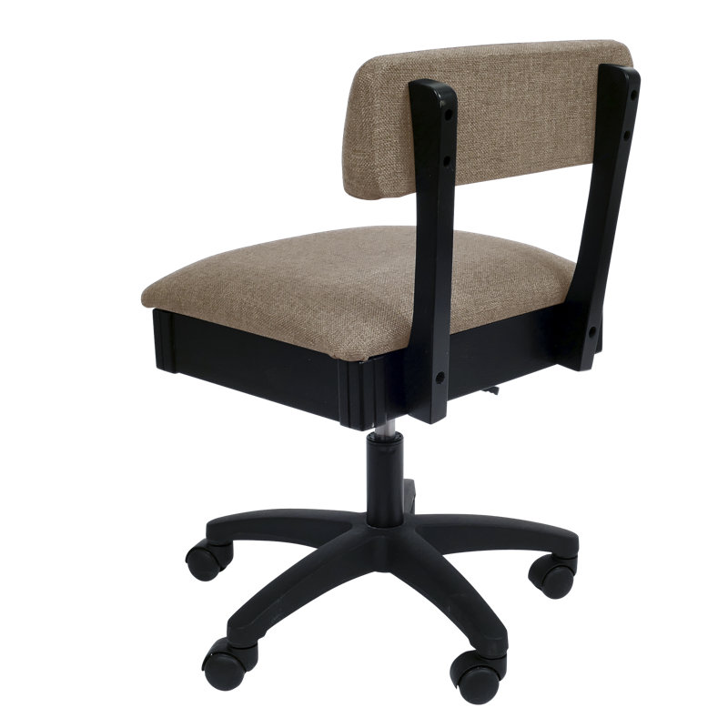 Modern Black Fabric Swivel Living Room Chair