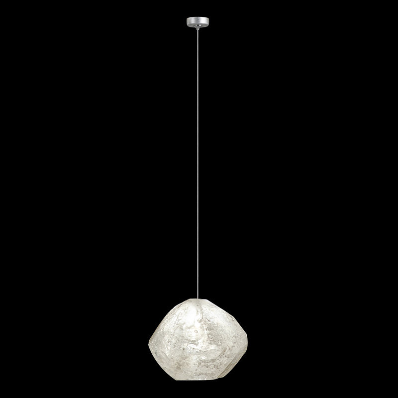 Silver Glass Mini LED Pendant Light