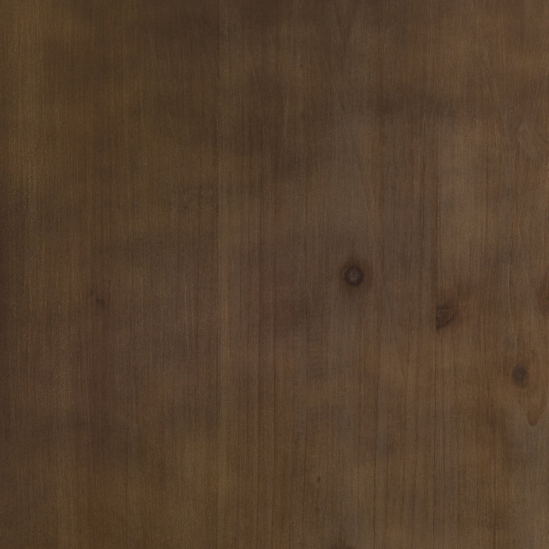 Sawyer Minimalist Ash Wood 3-Drawer Bathroom Cabinet in Walnut Brown