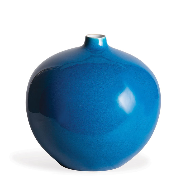 Elegant Turquoise Porcelain Bud Table Vase Handcrafted